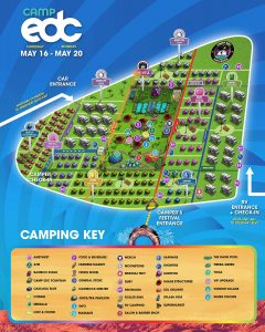 camp edc 2019 map