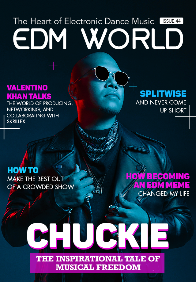 EDM World Magazine Chuckie Cover