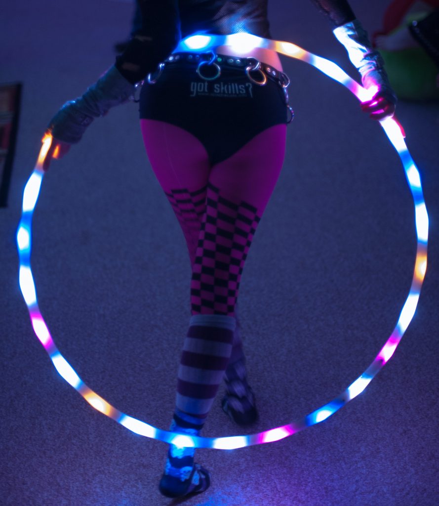 Flow with LED Hula Hoops