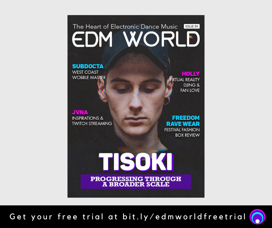 Tisokie Cover of EDM World Magazine