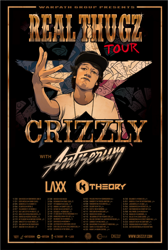 Crizzly Tour Dates